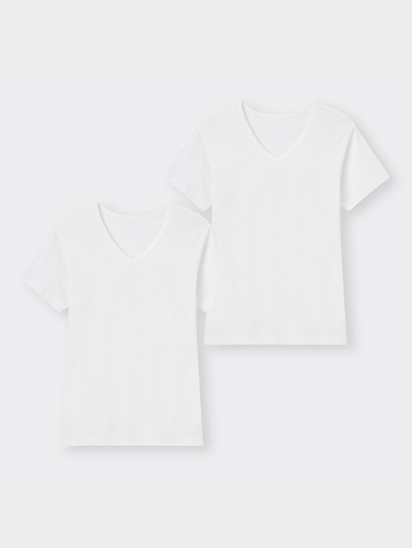 インナーVネックT(半袖)2P