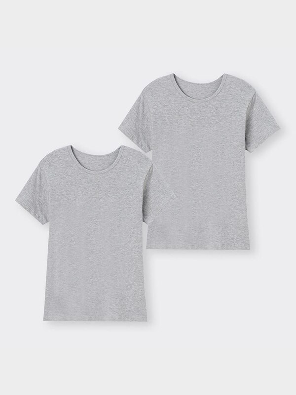 インナークルーネックT(半袖)2P