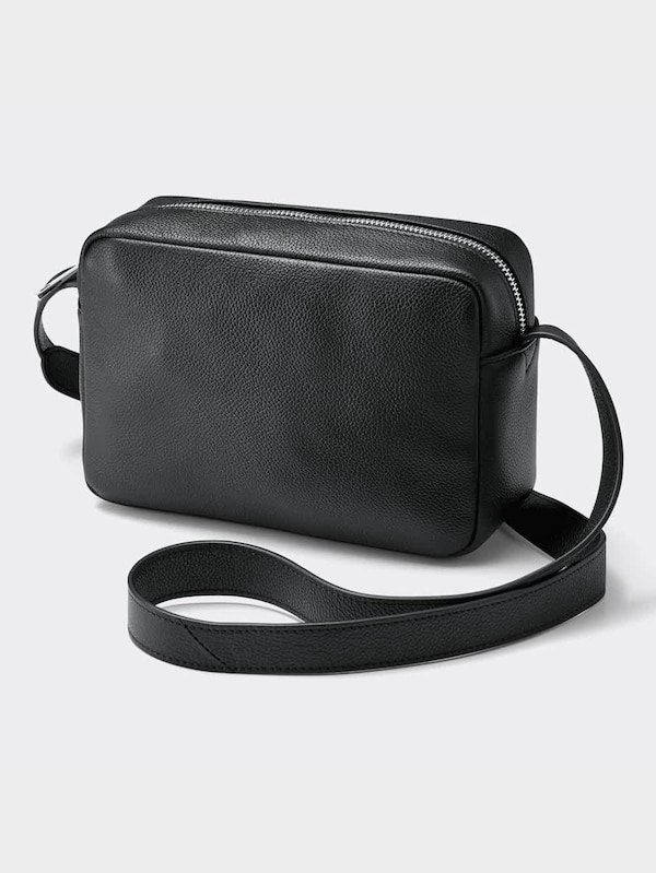 リアルレザースクエアショルダーバッグ+E