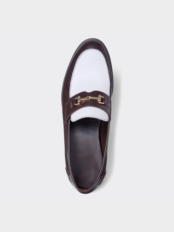 リアルレザービットローファー