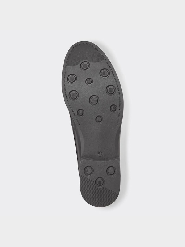 リアルレザービットローファー