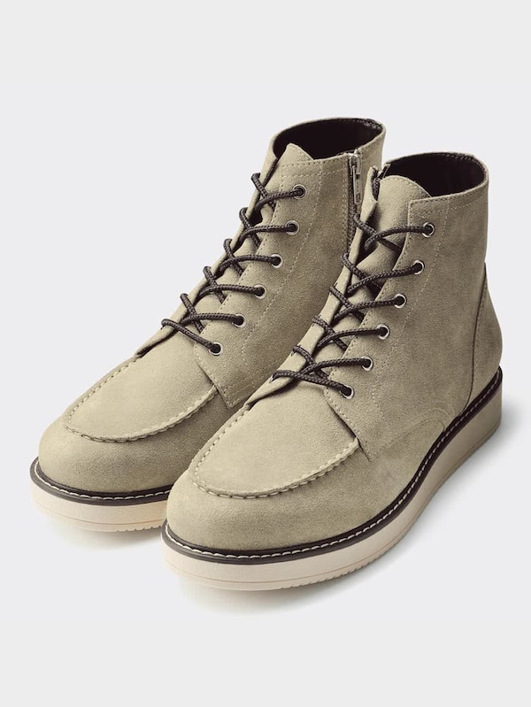 リアルレザーワークブーツ+E