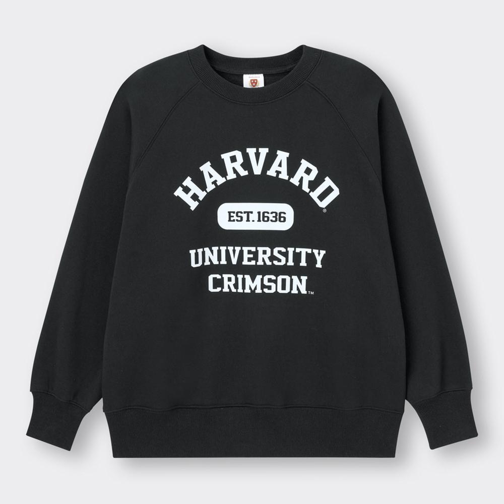 （GU）ヘビーウェイトスウェットプルオーバー(長袖) Harvard university 2