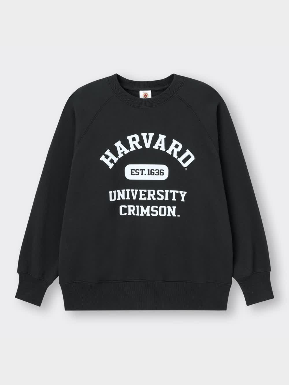 GU公式 | ヘビーウェイトスウェットプルオーバー(長袖) Harvard
