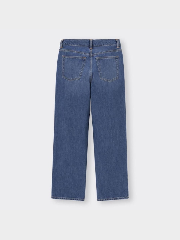 ハイライズストレートジーンズ(セットアップ可能)(丈標準70.0～74.0cm)