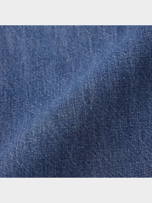 ハイライズストレートジーンズ+EC(セットアップ可能)(丈長め80.0cm)