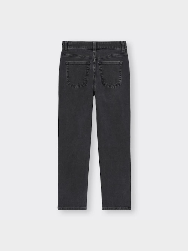 ミドルライズスリムアンクルジーンズ+E