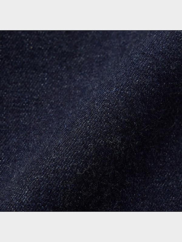 ミドルライズスリムアンクルジーンズ+E