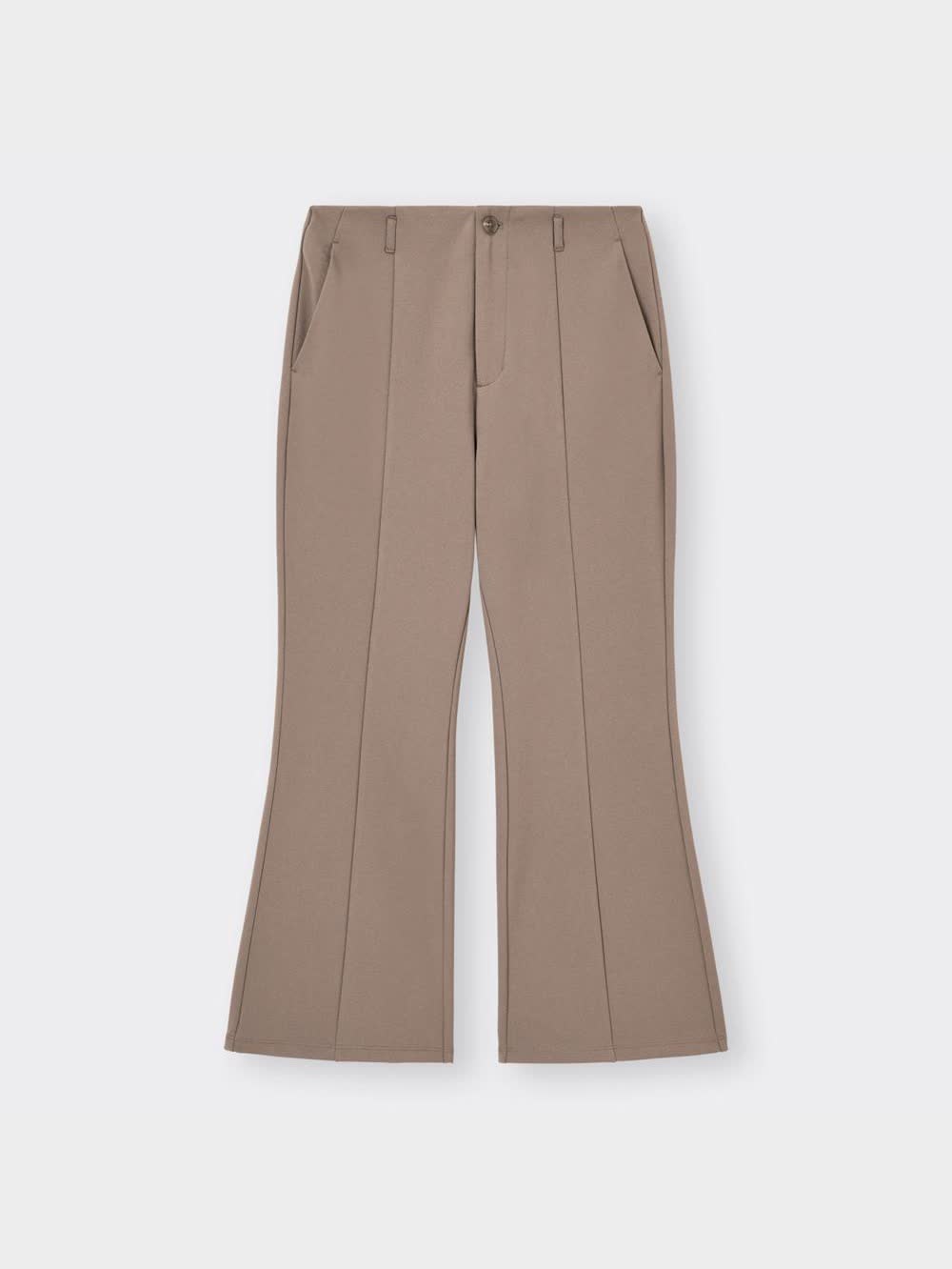 GU公式 | カットソーフレアスラックスB+EC(丈短め65.0cm)(セットアップ