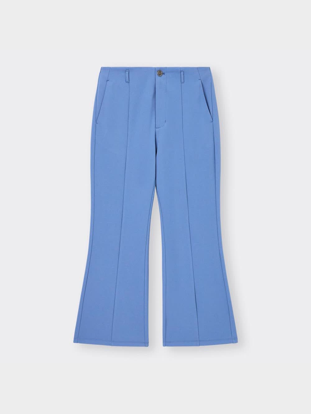 GU公式 | カットソーフレアスラックスB+EC(丈短め65.0cm)(セットアップ