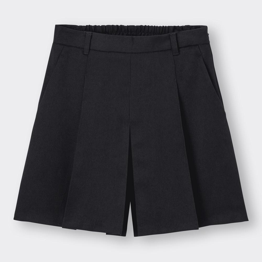 定番スタイル GU ジーユー タックショートパンツ M ホワイト GU ジーユー タックショートパンツ