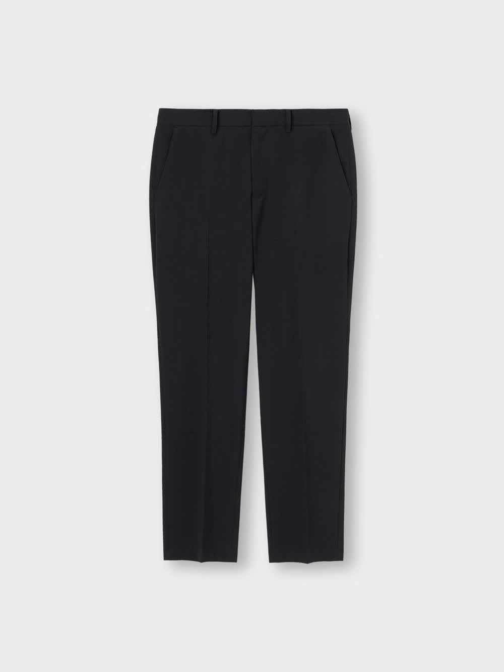 テーパードトラウザーパンツ セットアップ対応】RETORO POLYESTER TWILL / ベルト付き タック