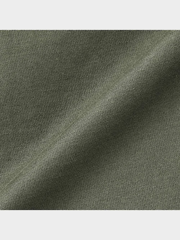 リネンブレンドイージーアンクルパンツ