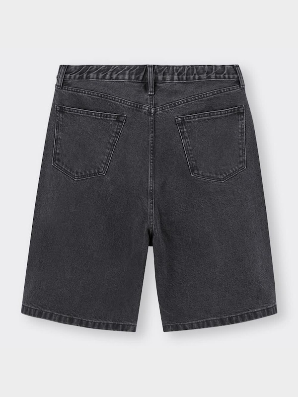 デニムワイドハーフパンツ+E