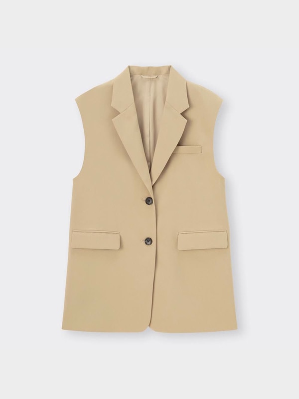 オーバーサイズテーラードベスト