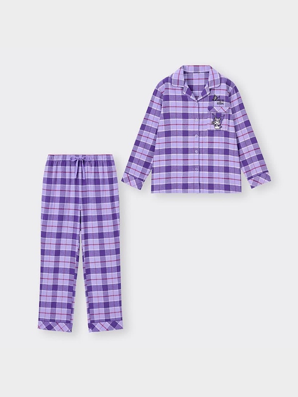 フランネルパジャマ(長袖&ロングパンツ) Sanrio characters×ANNA SUI