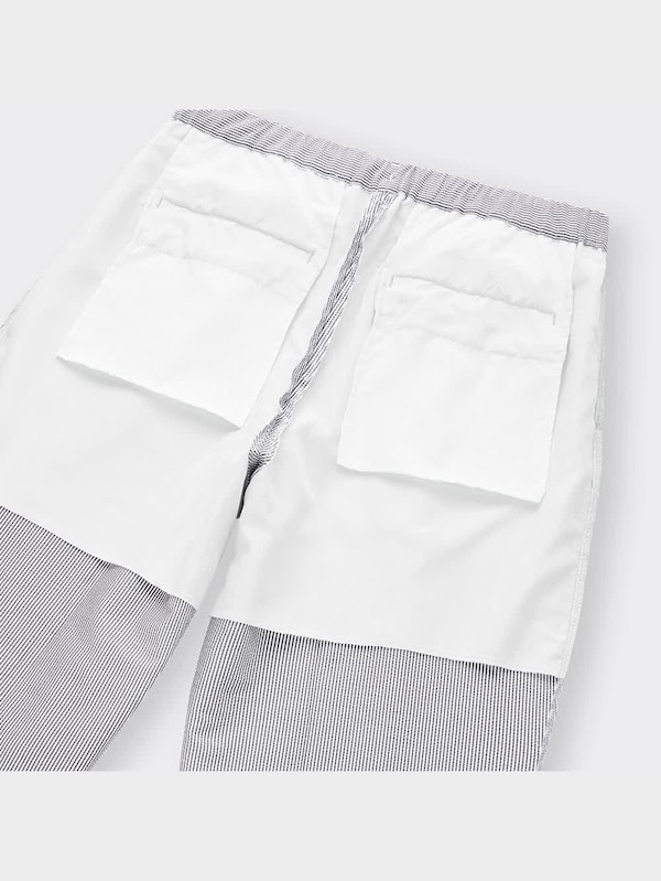 シアサッカーイージーアンクルパンツ(セットアップ可能)