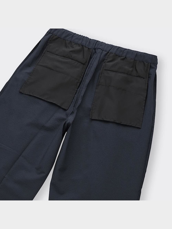 シアサッカーイージーアンクルパンツ(セットアップ可能)