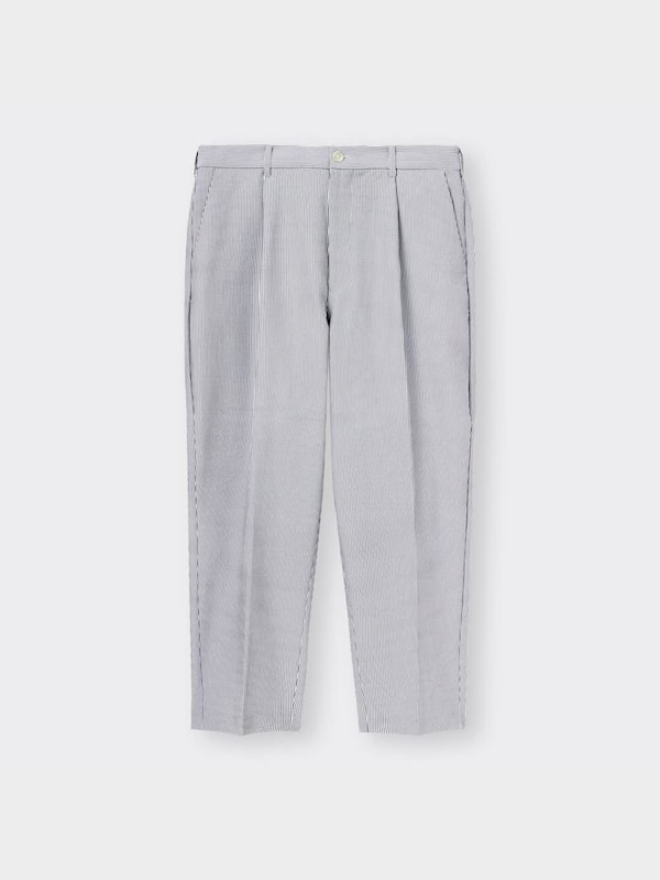 シアサッカーイージーアンクルパンツ(セットアップ可能)