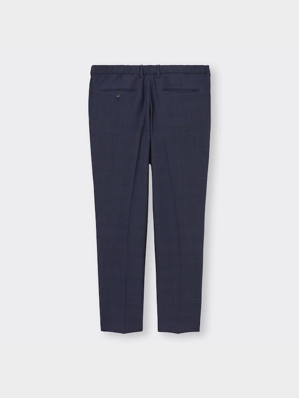 ウォッシャブルテーパードトラウザー(チェック)SW+E(セットアップ可能)