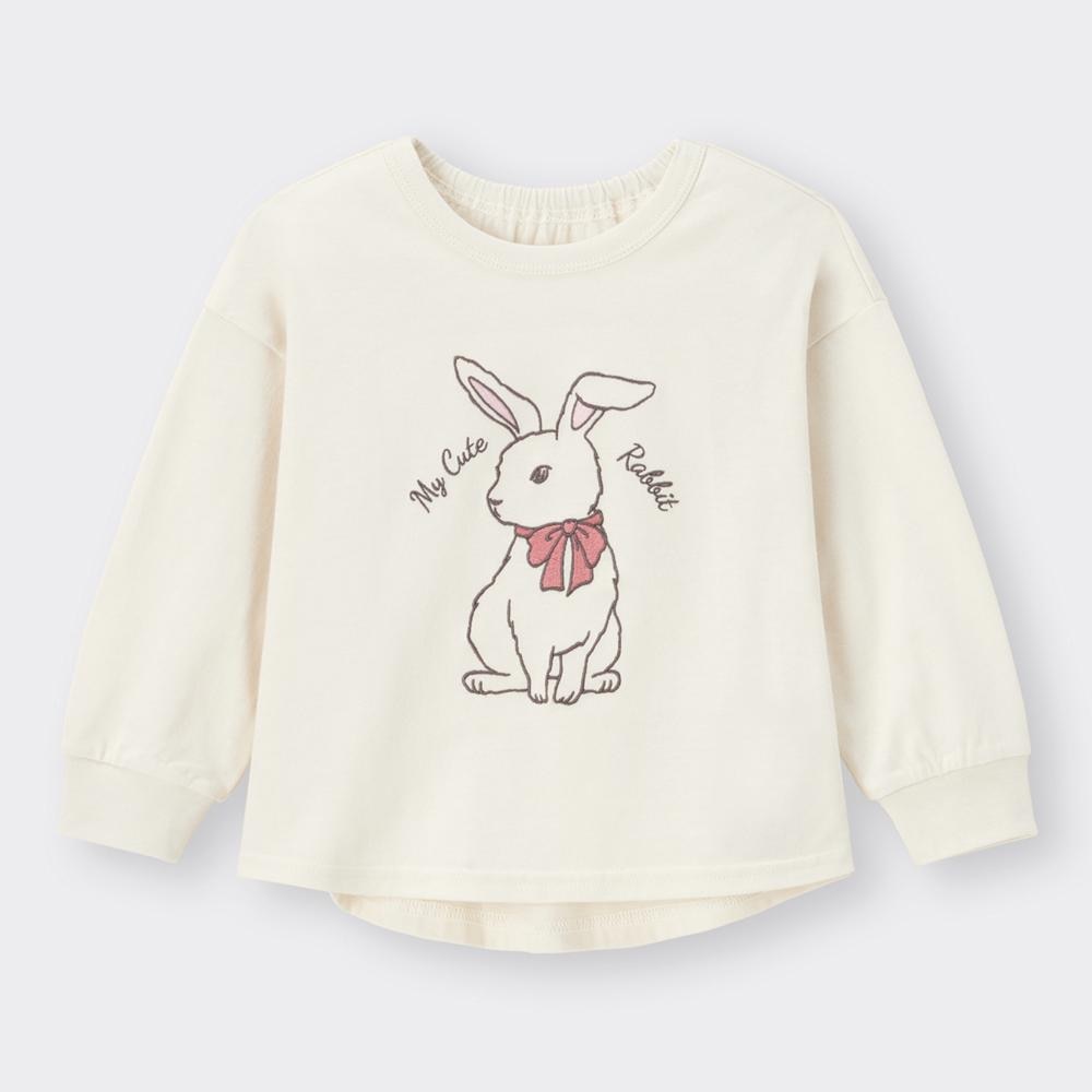 BABY(TODDLER)GIRLSカンタンT(長袖)(ラビット)