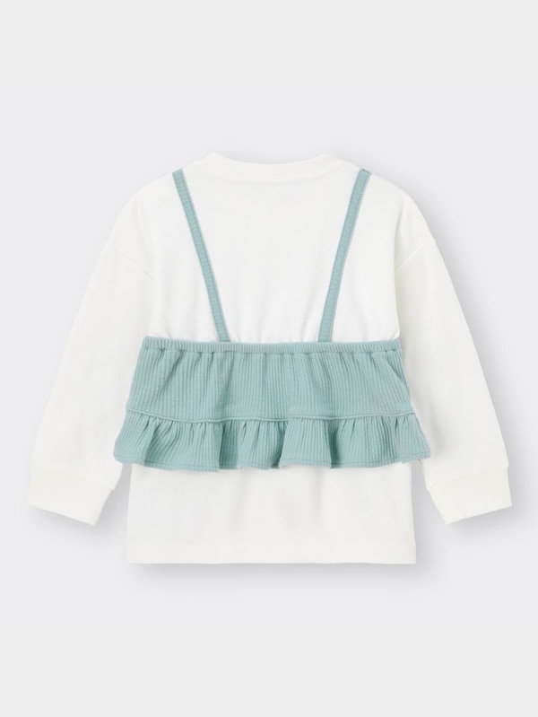 BABY(TODDLER)GIRLSキャミソールドッキングT(長袖)+E(セットアップ可能)