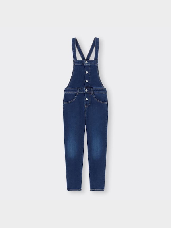 GIRLSスーパーストレッチデニムオーバーオール