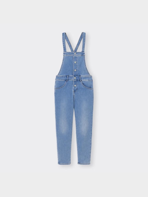 GIRLSスーパーストレッチデニムオーバーオール