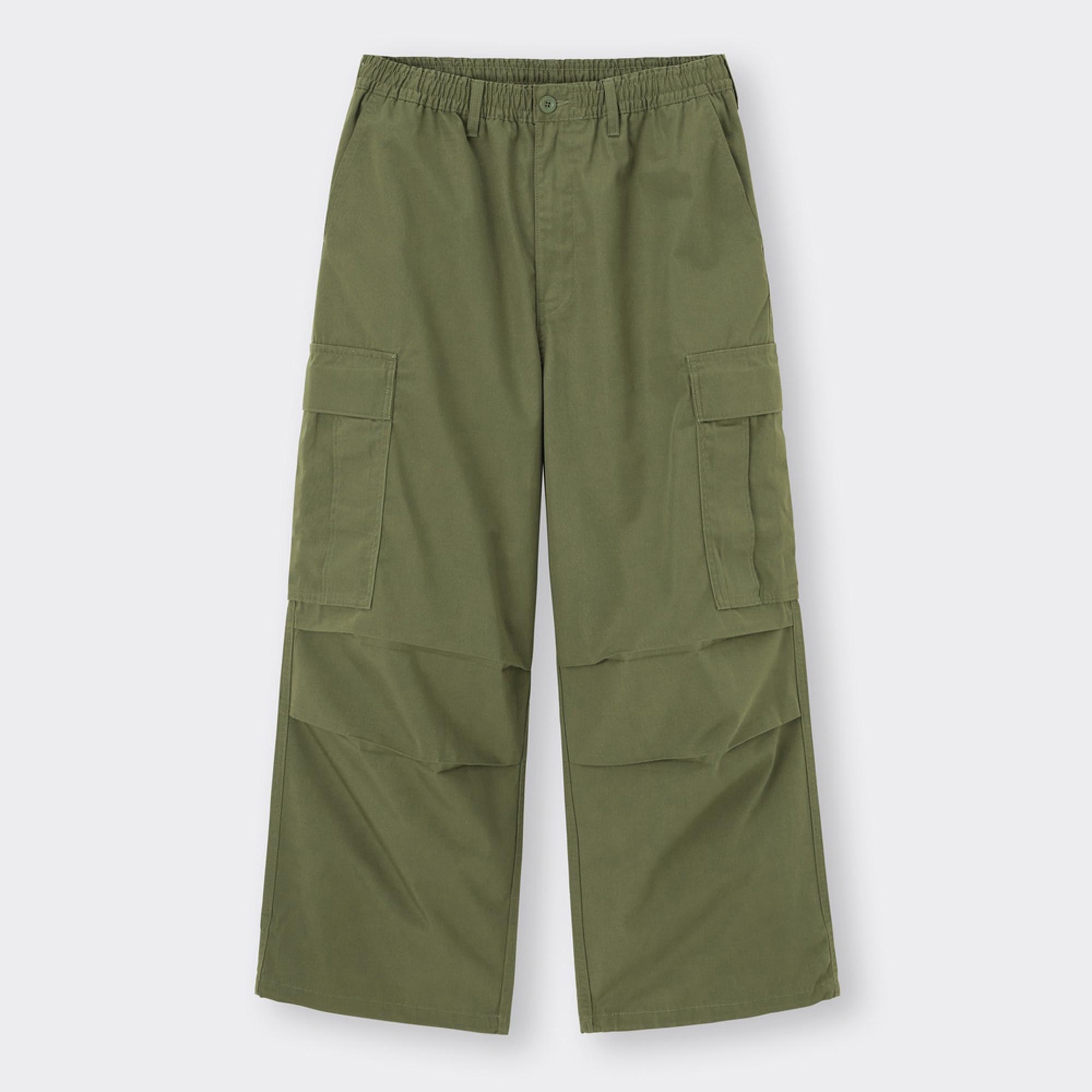 スパーワイドカーゴパンツ　2色　OLIVE、BLACKセット