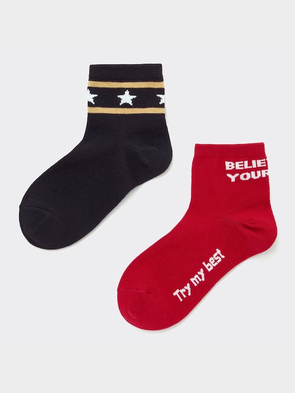 BOYSアンクルソックス(柄)2P