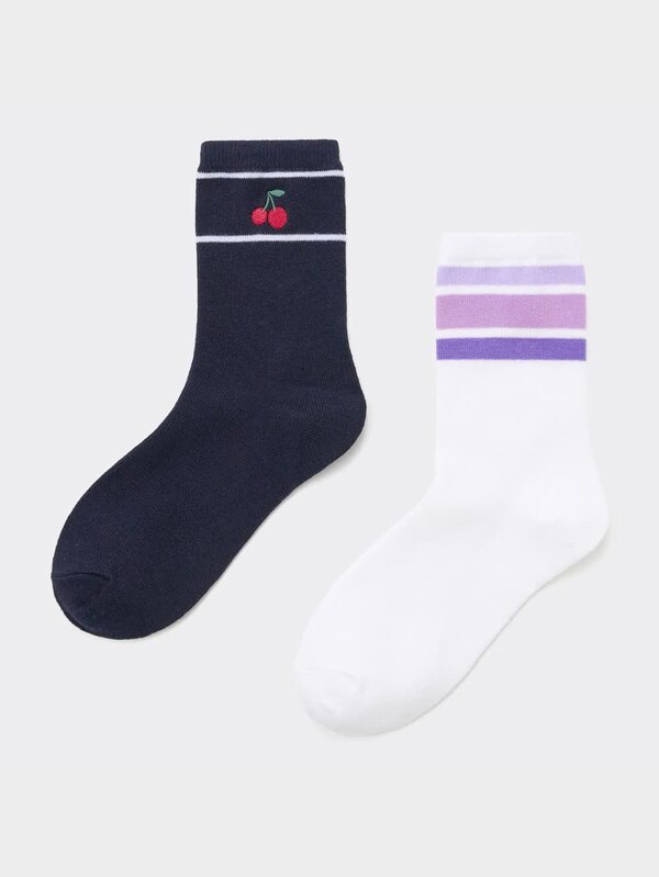 GIRLSクルーソックス2P