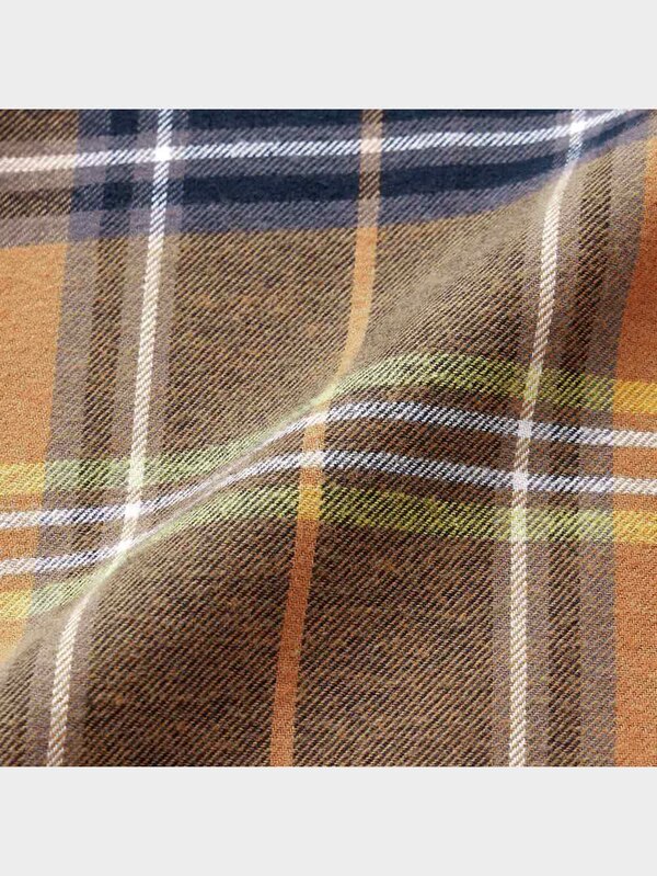 フランネルパジャマ(長袖&ロングパンツ)(チェック)+E