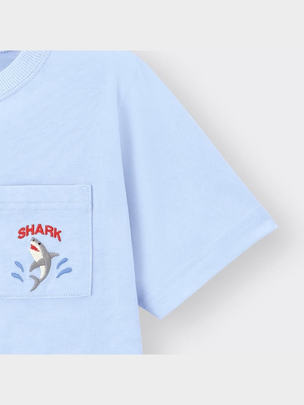 BOYSラウンジセット(半袖&ショートパンツ)(シャーク)