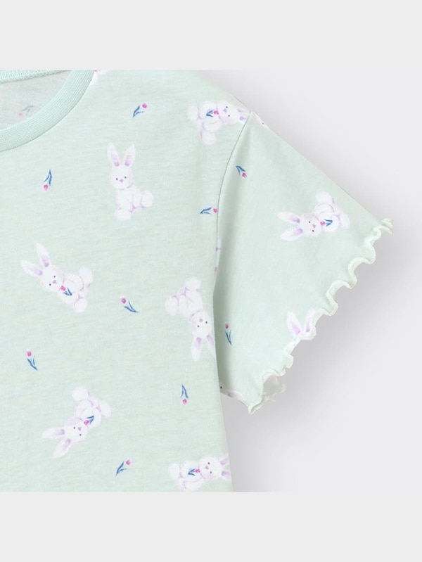 GIRLSラウンジセット(半袖&ショートパンツ)(ウサギ)