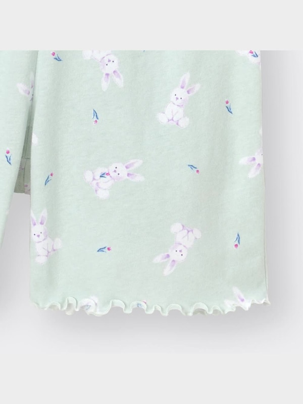 GIRLSラウンジセット(半袖&ショートパンツ)(ウサギ)