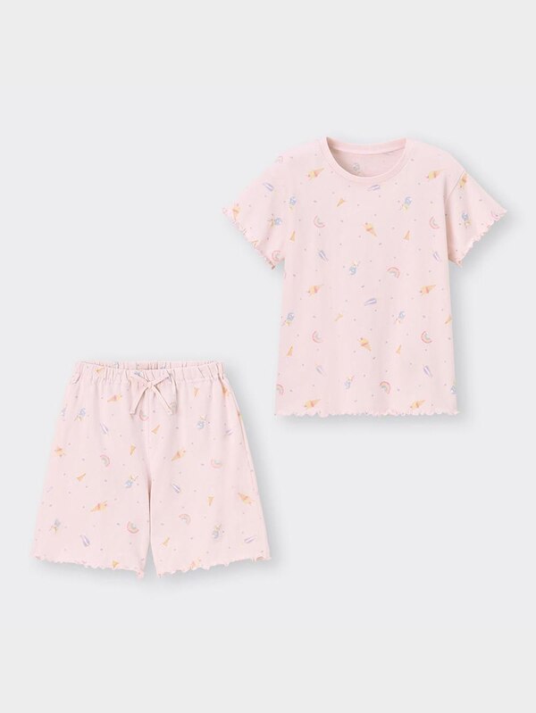 GIRLSラウンジセット(半袖&ショートパンツ)(スイーツ)