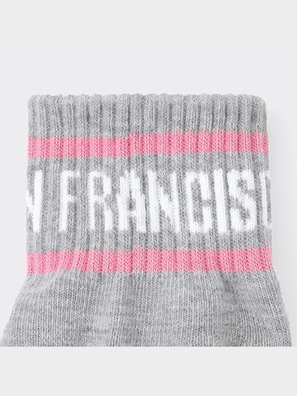 GU公式 | アンクルソックス(バックロゴ)