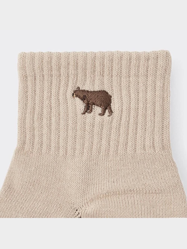 アンクルソックス(刺繍)