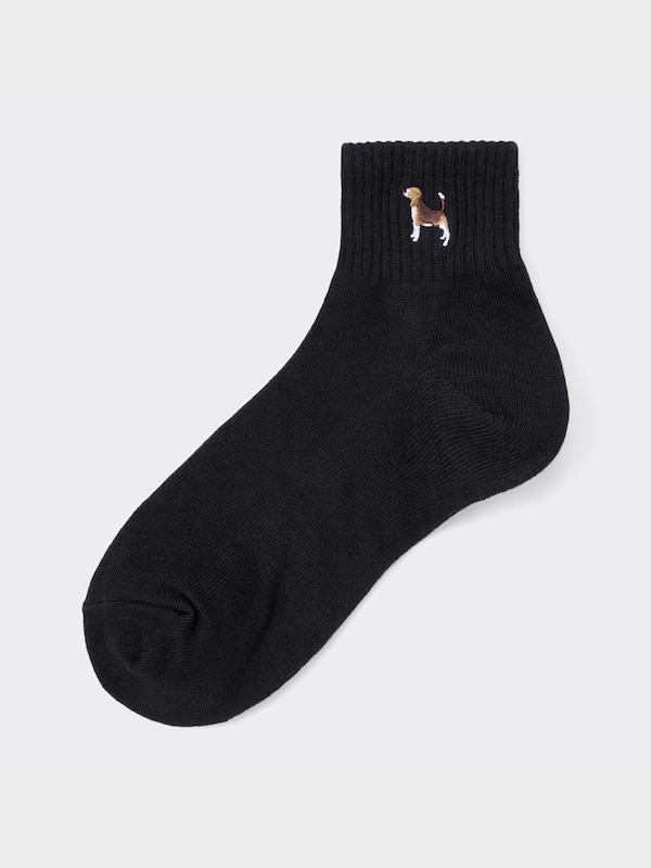 アンクルソックス(刺繍)