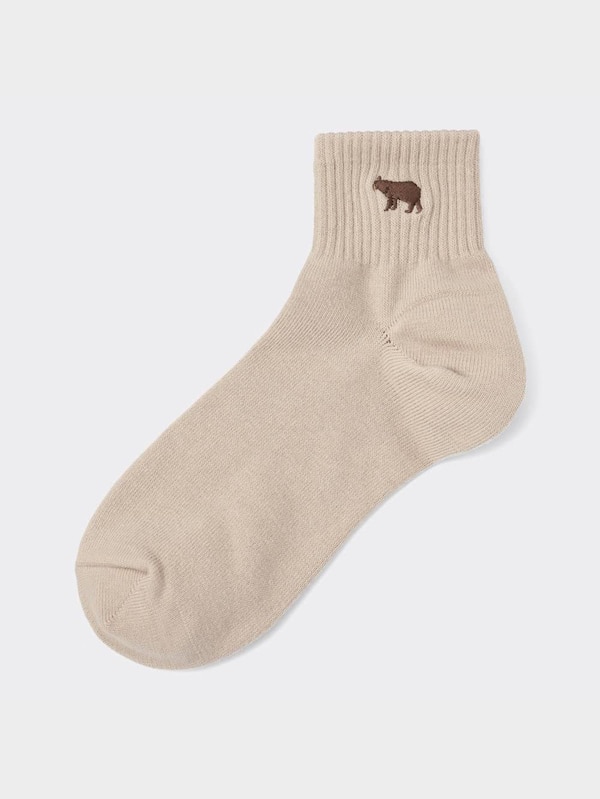 アンクルソックス(刺繍)