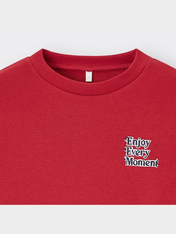 KIDS(男女兼用)グラフィックスウェットプルオーバー(長袖)(ワンポイントロゴ)