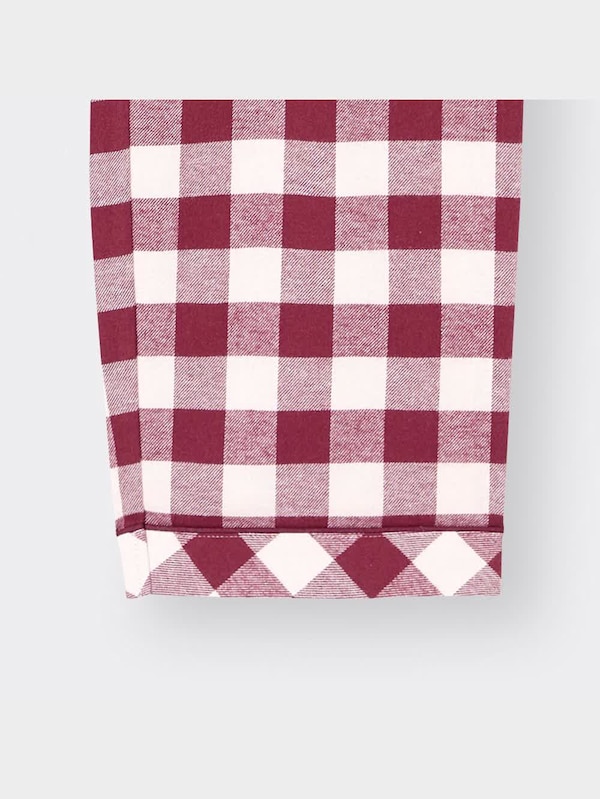 GIRLSフランネルパジャマ(長袖&ロングパンツ)(チェック)+X