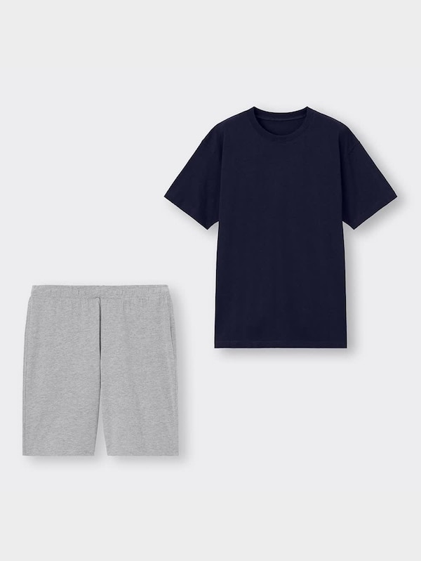 カラーラウンジセット(半袖&ショートパンツ)