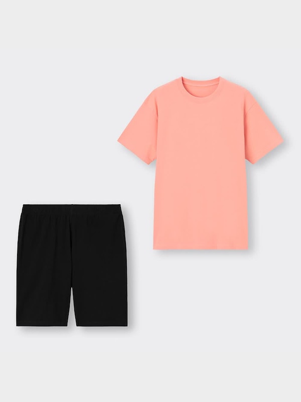 カラーラウンジセット(半袖&ショートパンツ)