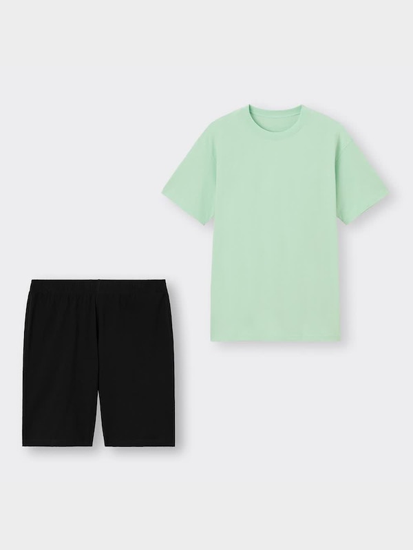 カラーラウンジセット(半袖&ショートパンツ)