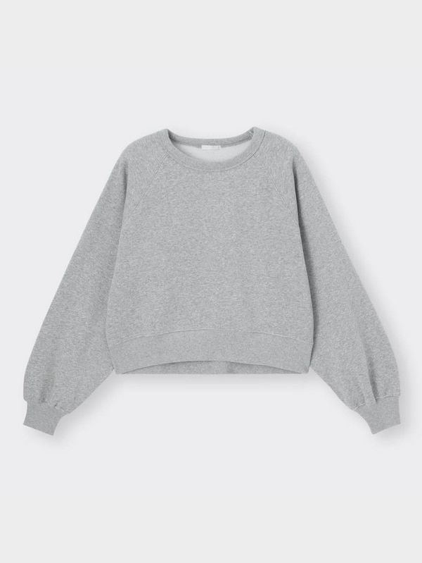 クロップドスウェットプルオーバー(長袖)