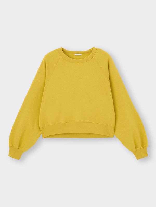 クロップドスウェットプルオーバー(長袖)