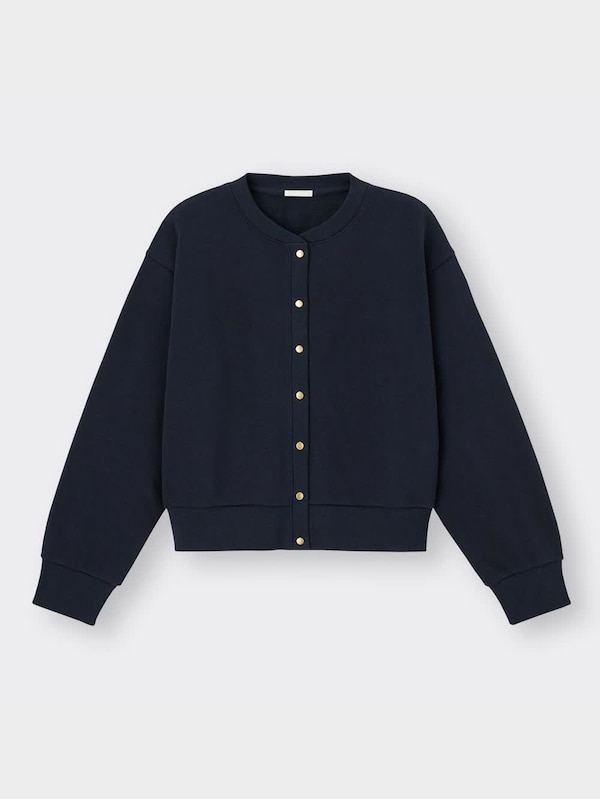 スウェットカーディガン(長袖)