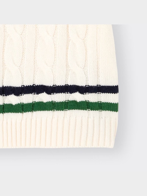 KIDS(男女兼用)チルデンニットベスト