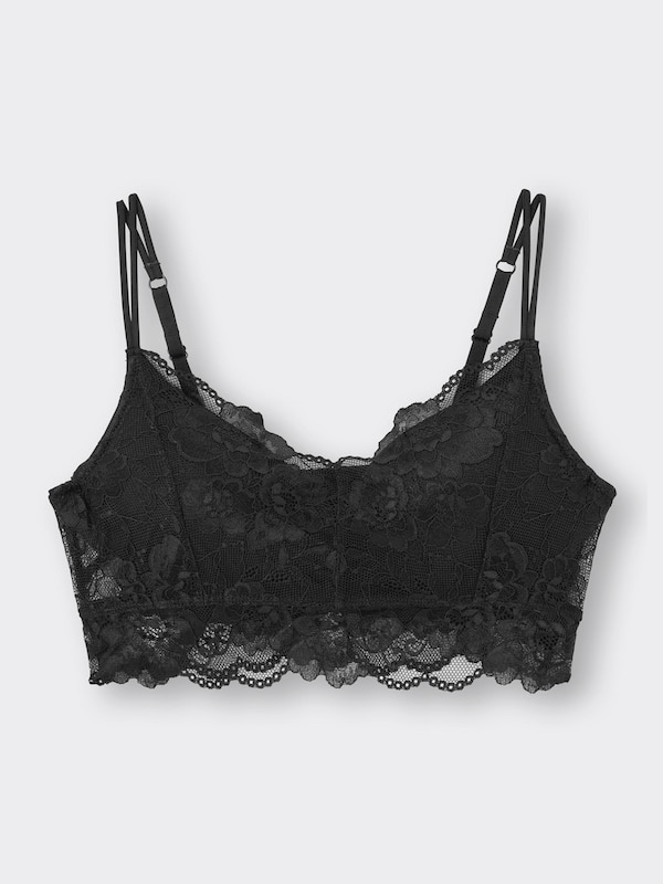 ナチュラルサポートブラ(ノンワイヤー)(レース)